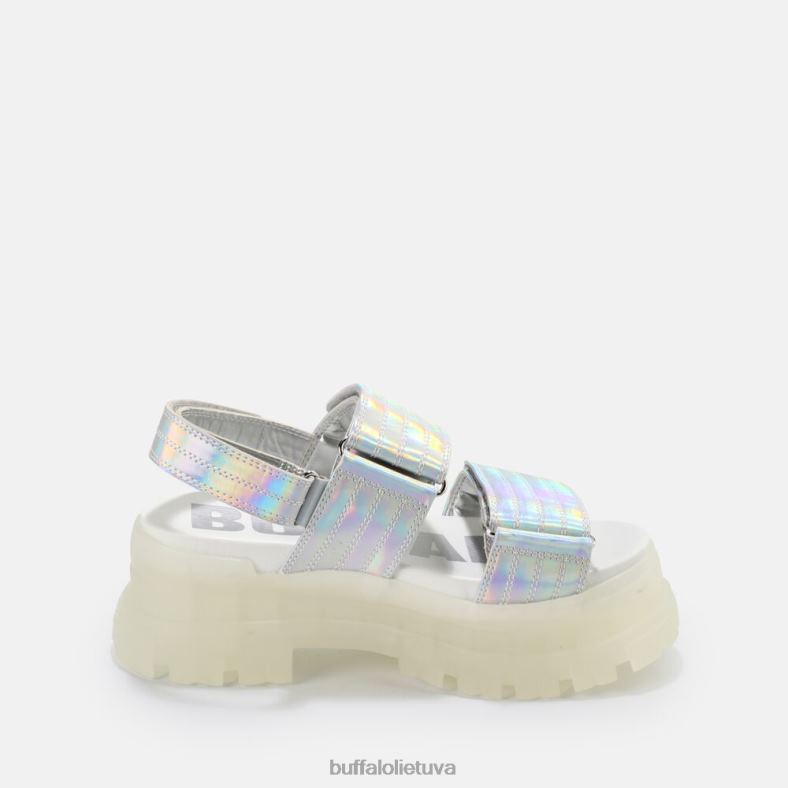 aspha snd platforminiai sandalai veganai Buffalo sidabras4D4XB919 |sandalai