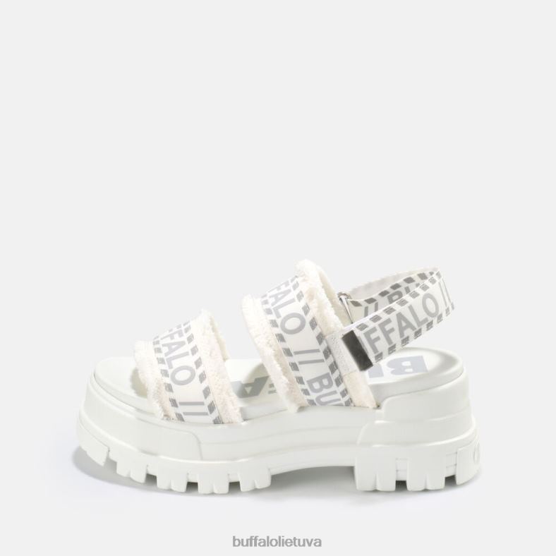 aspha str platforminiai sandalai veganiški Buffalo baltas4D4XB258 |sandalai