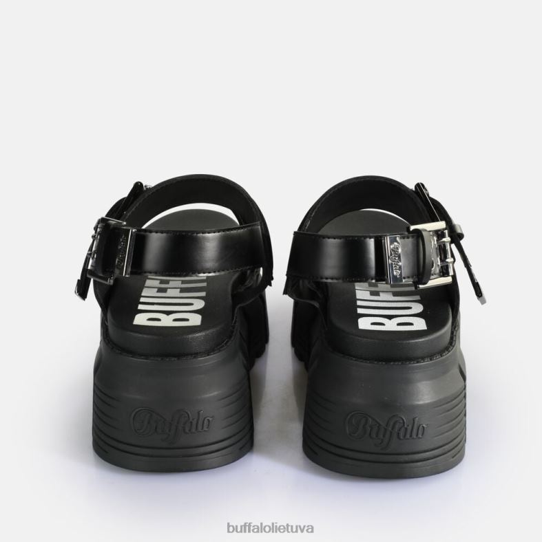 ava platformos basutės veganiškos Buffalo juodas4D4XB520 |sandalai