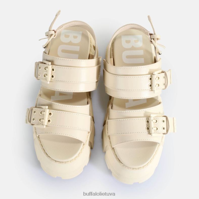 ava platformos basutės veganiškos Buffalo kremas4D4XB519 |sandalai