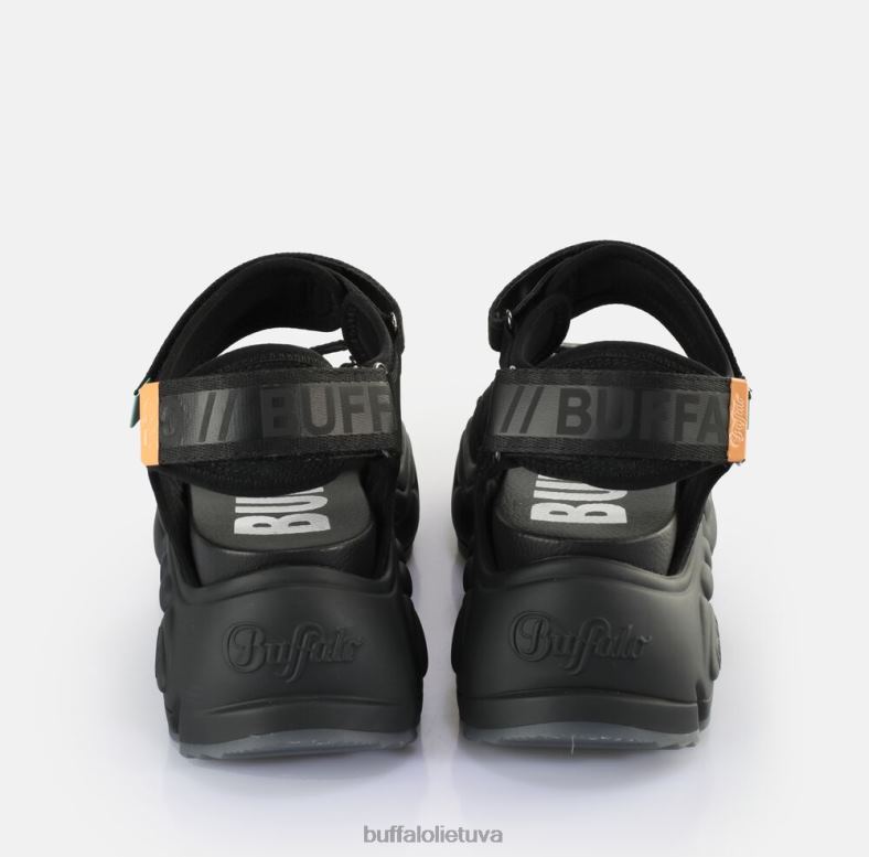 dvejetainiai 0 platforminiai sandalai veganiški Buffalo juodas4D4XB149 |sandalai