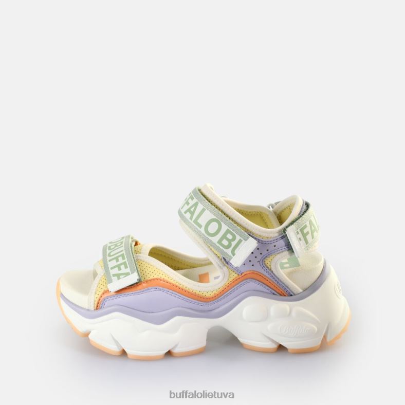 dvejetainiai 0 platforminiai sandalai veganiški Buffalo levandų multi4D4XB150 |sandalai