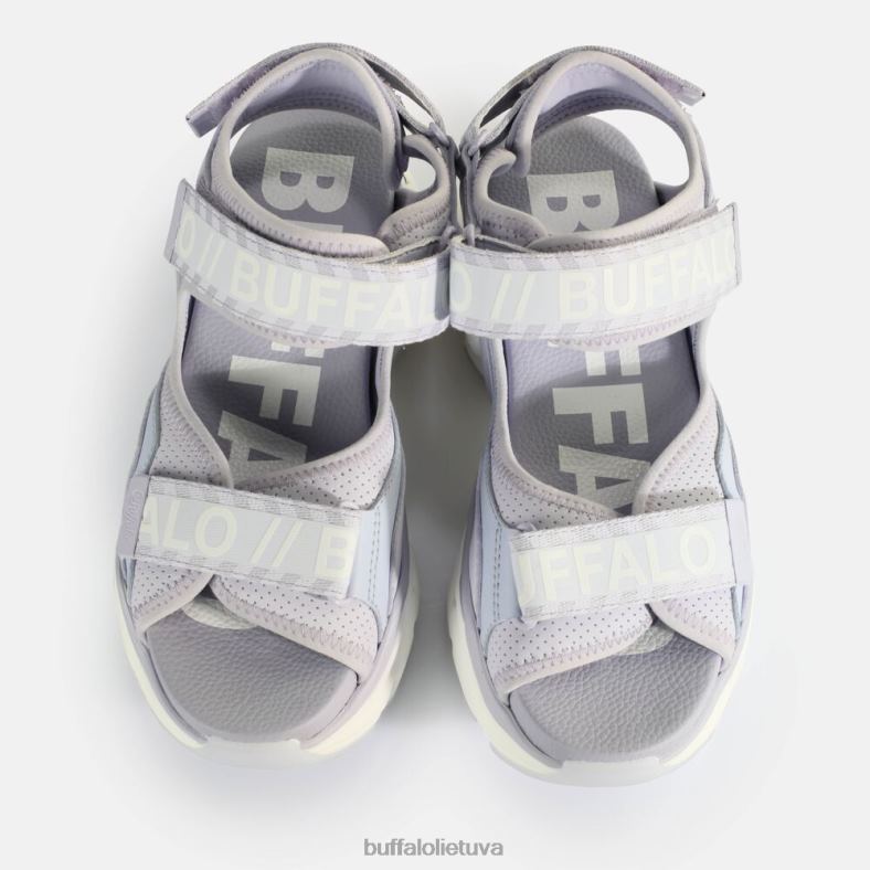 dvejetainiai 0 platforminiai sandalai veganiški Buffalo levandos4D4XB147 |sandalai