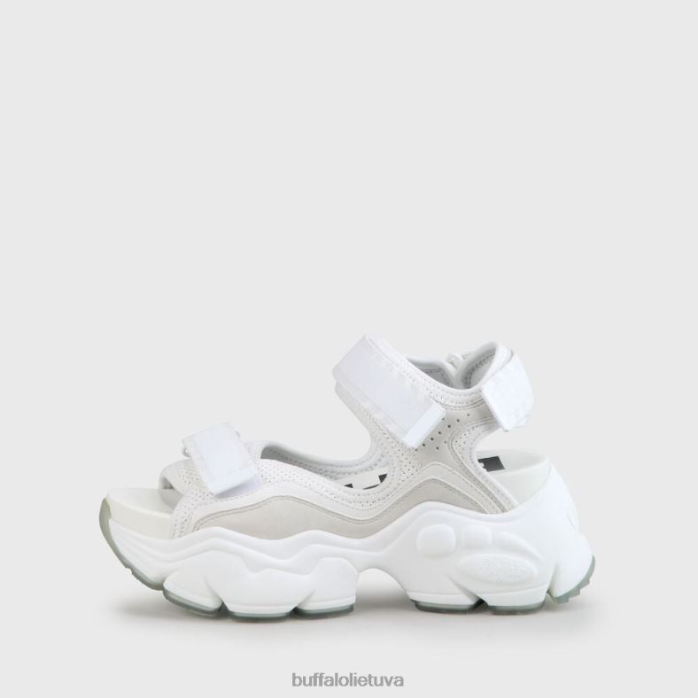 dvejetainis arba sandalas veganas Buffalo baltas4D4XB148 |sandalai