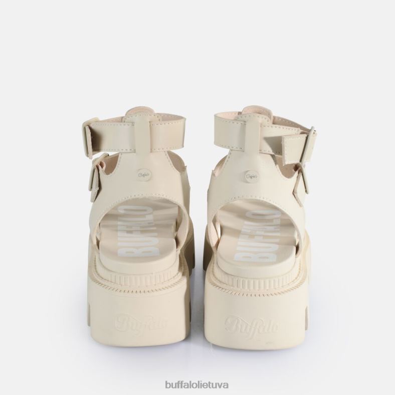 flora Fisher platforminės basutės veganiškos Buffalo kremas4D4XB641 |sandalai