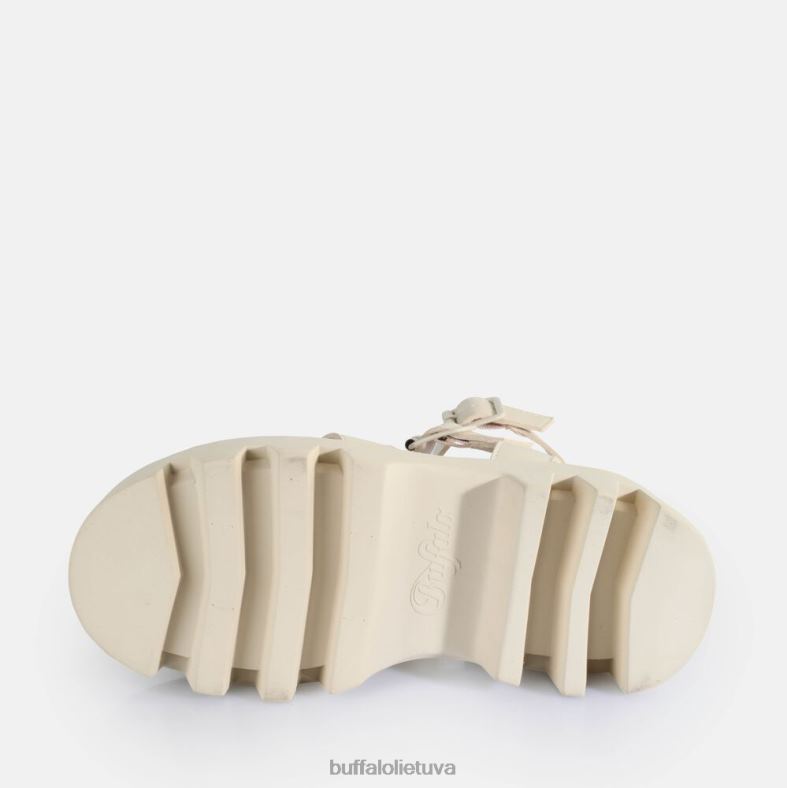 flora Fisher platforminės basutės veganiškos Buffalo kremas4D4XB641 |sandalai