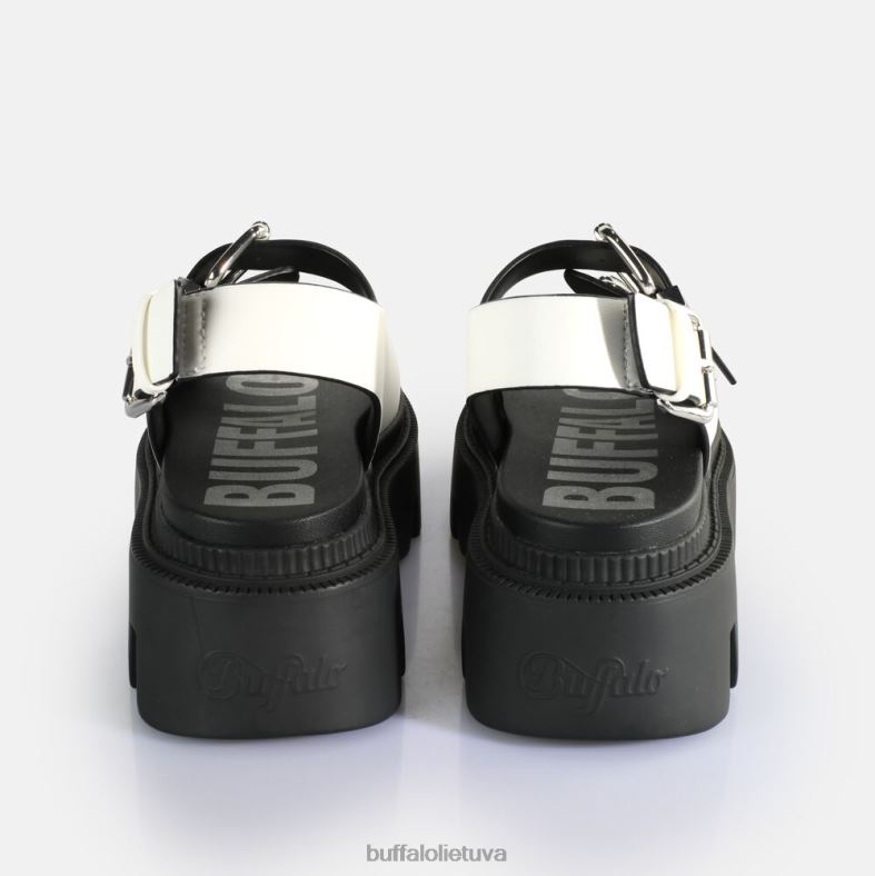 flora ant platformos sandalai vegan Buffalo baltas4D4XB107 |sandalai