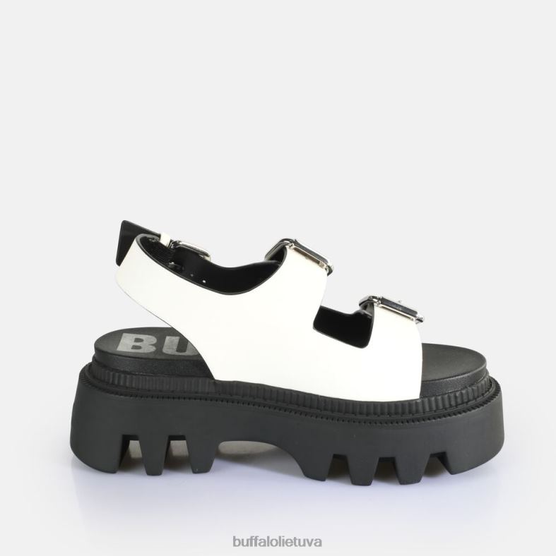 flora ant platformos sandalai vegan Buffalo baltas4D4XB107 |sandalai