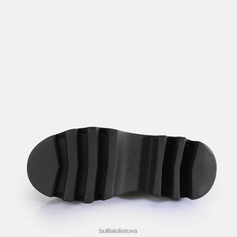 flora ant platformos sandalai vegan Buffalo juodas4D4XB106 |sandalai