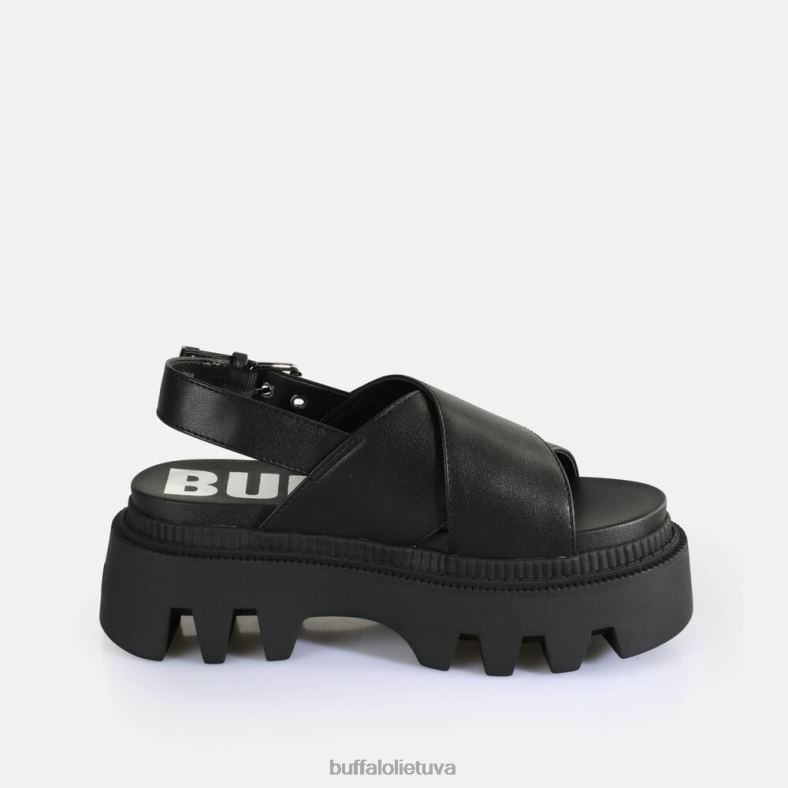 flora cross platform sandalai vegan Buffalo juodas4D4XB164 |sandalai