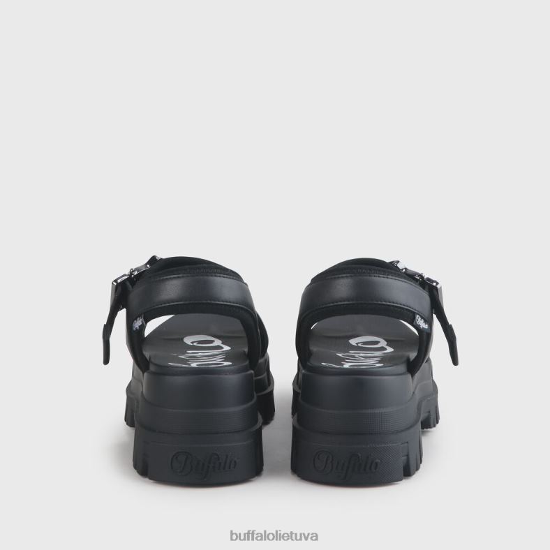 jojo plato sandalai veganai Buffalo juodas4D4XB753 |sandalai