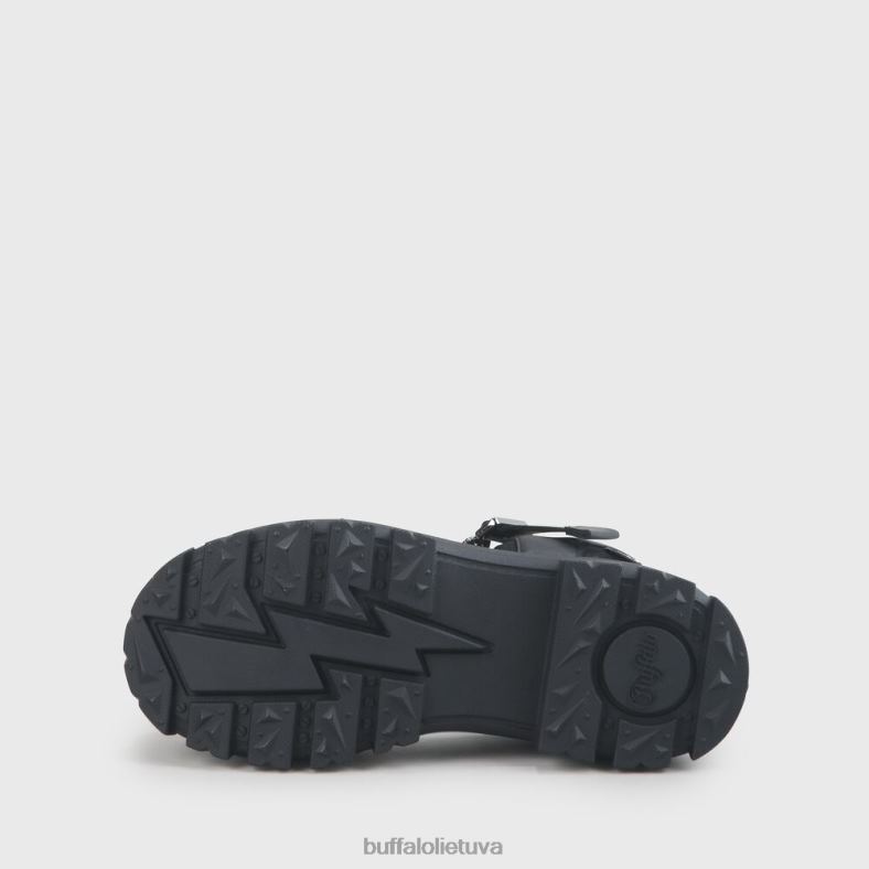 jojo plato sandalai veganai Buffalo juodas4D4XB753 |sandalai