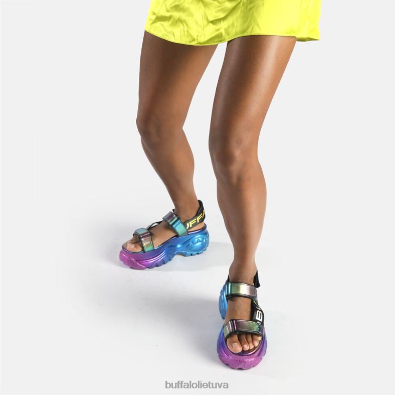 klasikiniai ts snd platforminiai sandalai veganiški Buffalo undinė violetinė4D4XB522 |sandalai