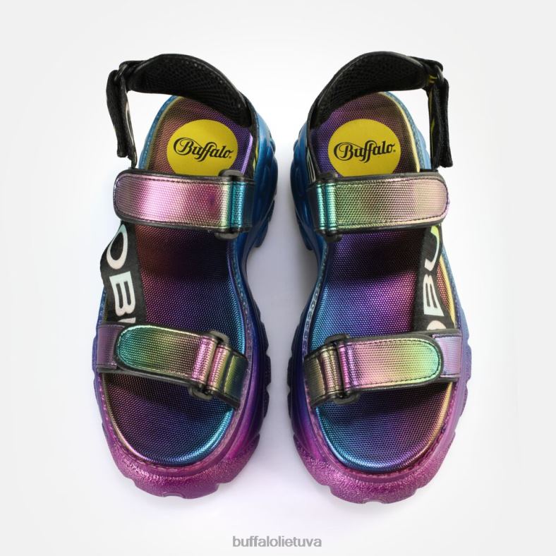 klasikiniai ts snd platforminiai sandalai veganiški Buffalo undinė violetinė4D4XB522 |sandalai