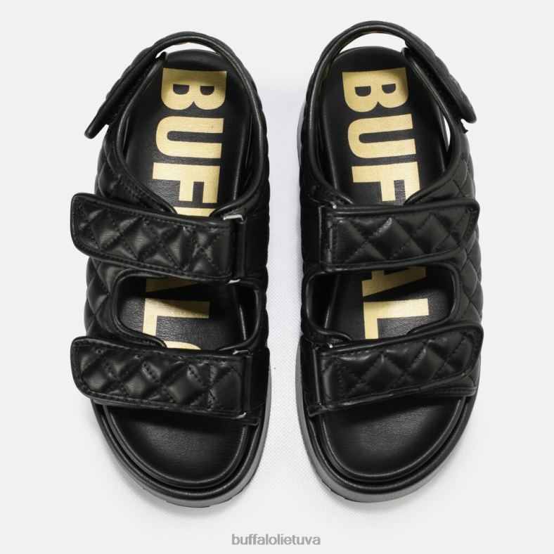 noa antklodės platforminės basutės veganiškos Buffalo juodas4D4XB786 |sandalai