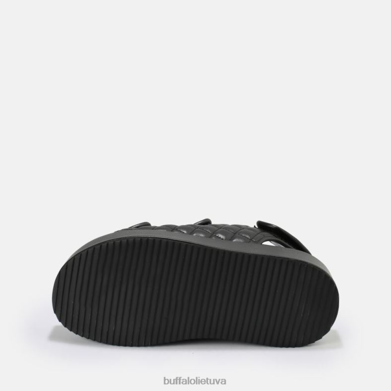 noa antklodės platforminės basutės veganiškos Buffalo juodas4D4XB786 |sandalai