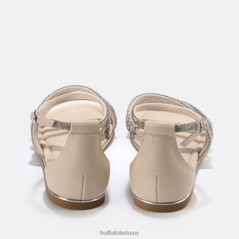 capri glam sandalai veganai Buffalo kremas4D4XB89 |sandalai