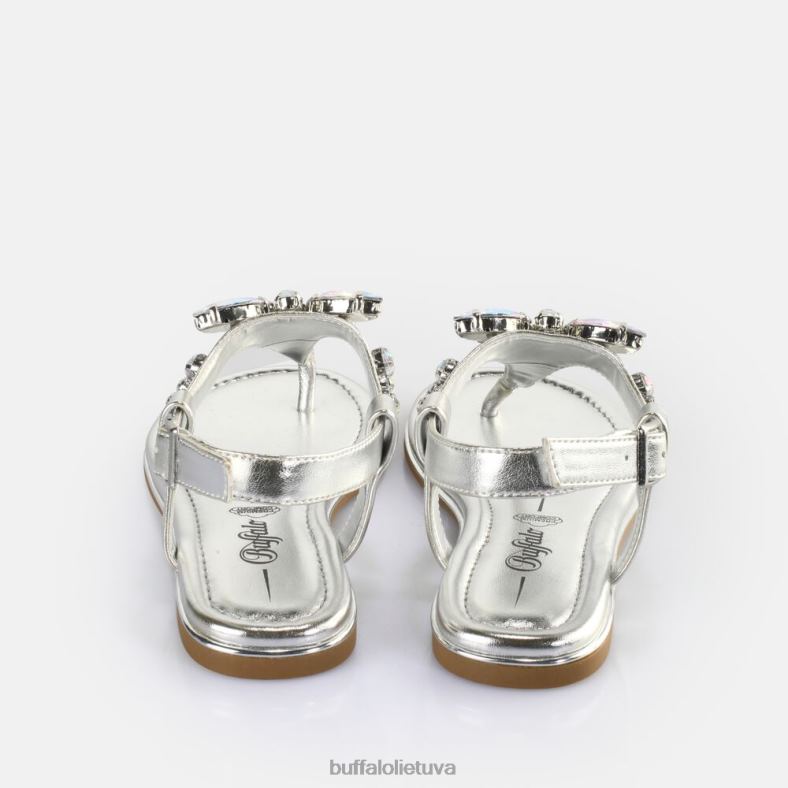 capri laumžirgio sandalai veganiški Buffalo sidabras4D4XB195 |sandalai