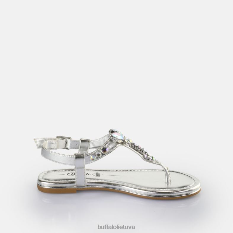 capri laumžirgio sandalai veganiški Buffalo sidabras4D4XB195 |sandalai