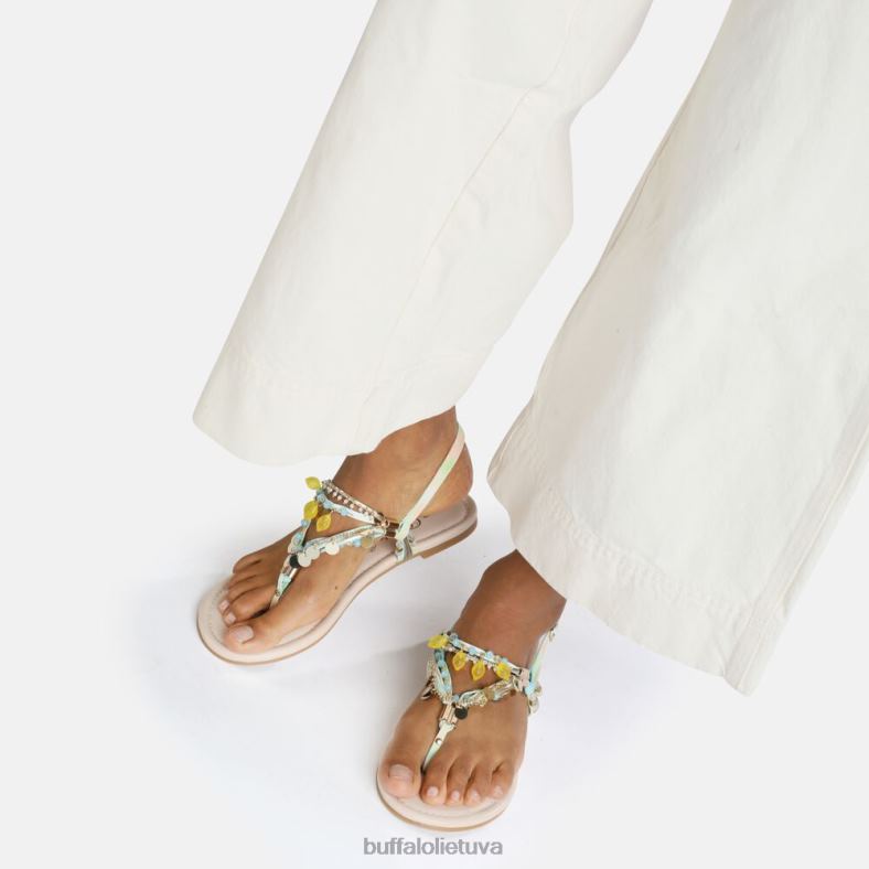 capri vacay sandalai veganai Buffalo mėlyna/turkio4D4XB177 |sandalai