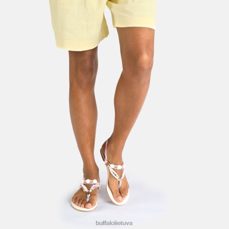 capri vacay sandalai veganai Buffalo pastelinė rožinė4D4XB176 |sandalai