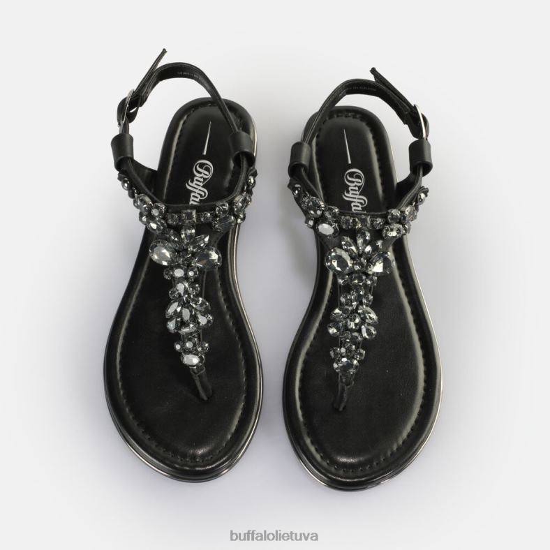 rhonda sandalai veganiški Buffalo juodas4D4XB94 |sandalai