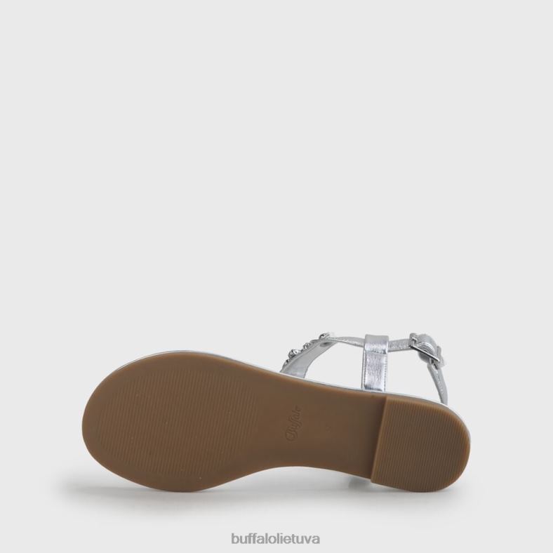 rhonda veganiškos basutės Buffalo sidabras4D4XB93 |sandalai