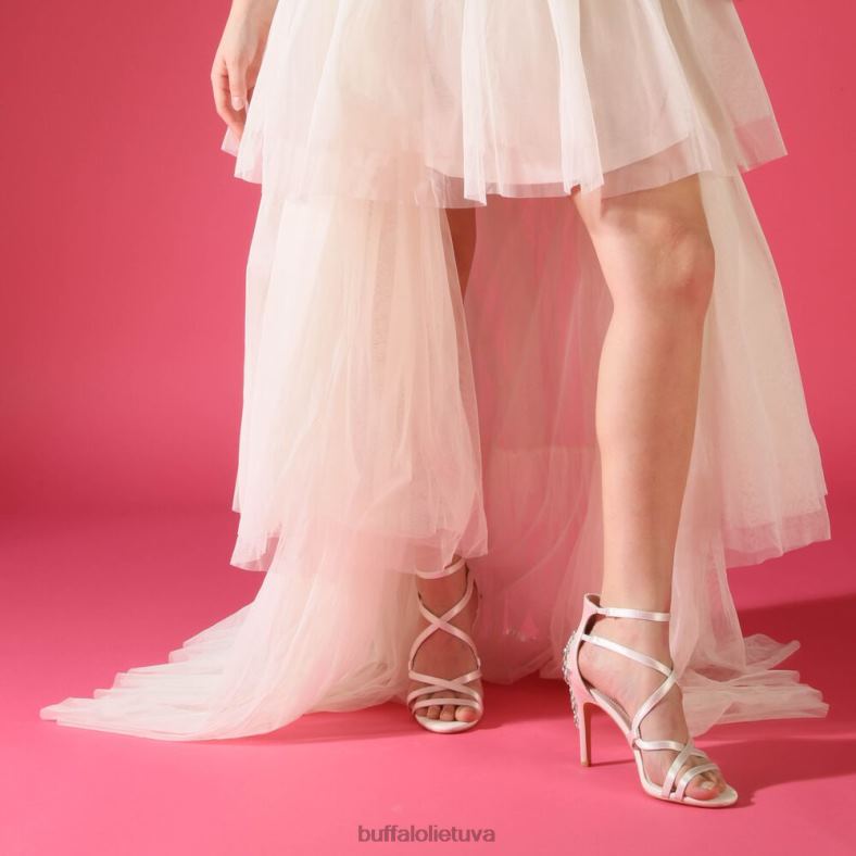 Claudia sandalas su kulkšnies dirželiu Buffalo dramblio kaulo4D4XB579 |sandalai