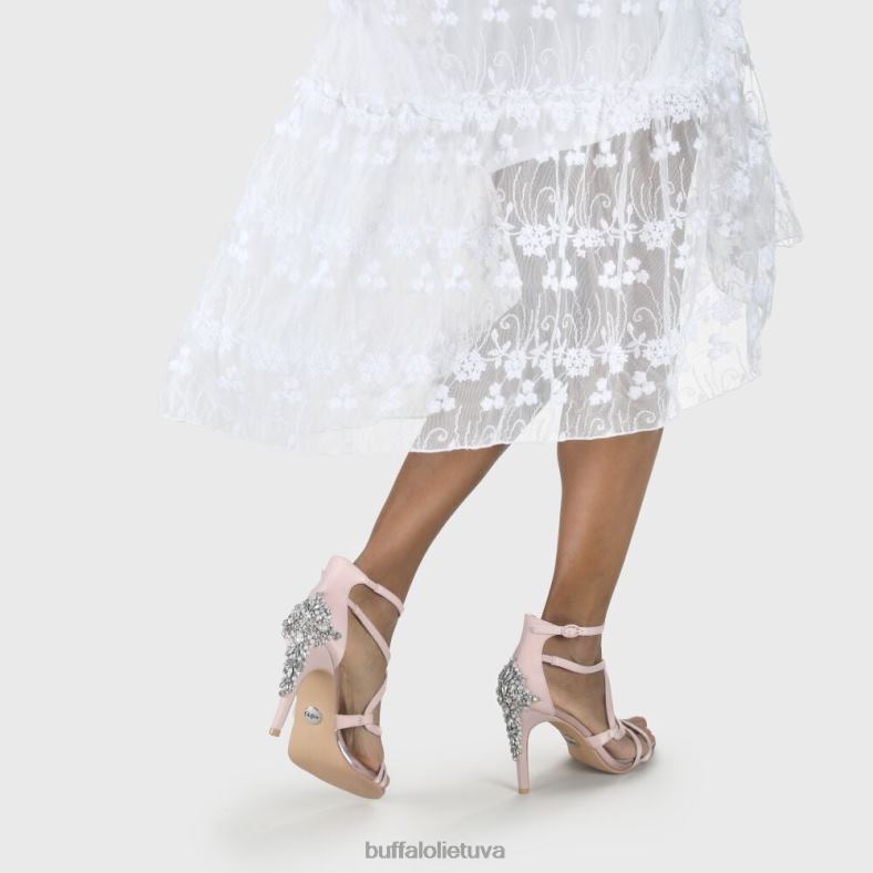 Claudia sandalas su kulkšnies dirželiu Buffalo rožinis4D4XB338 |sandalai