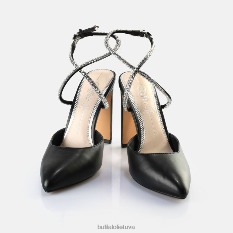 Jolie queen sandalai su kulnais veganiški Buffalo juodas4D4XB328 |sandalai