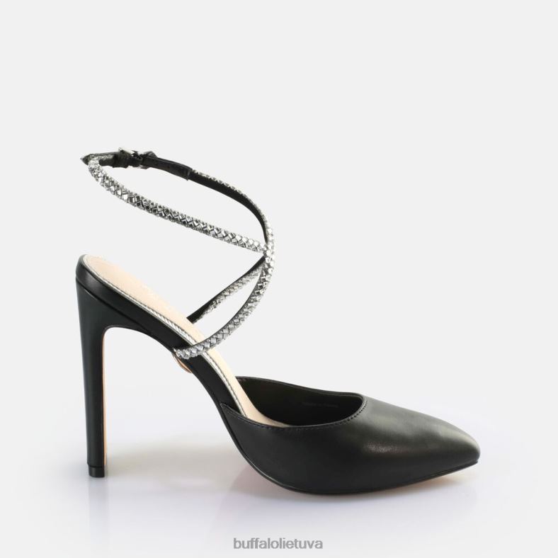 Jolie queen sandalai su kulnais veganiški Buffalo juodas4D4XB328 |sandalai