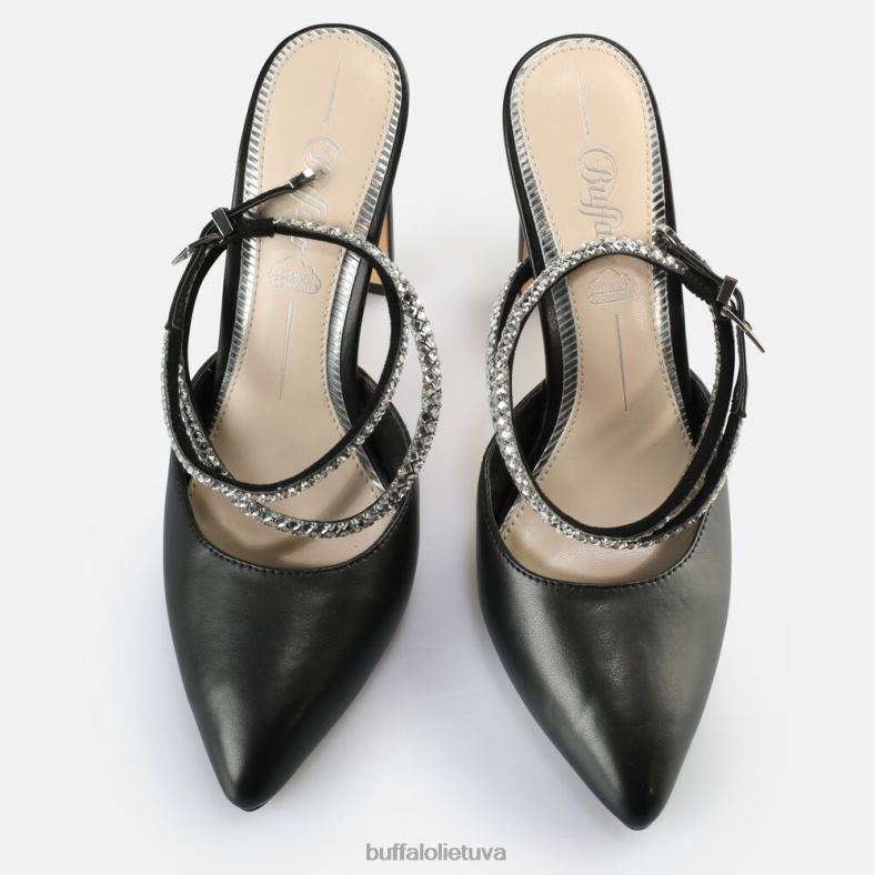 Jolie queen sandalai su kulnais veganiški Buffalo juodas4D4XB328 |sandalai