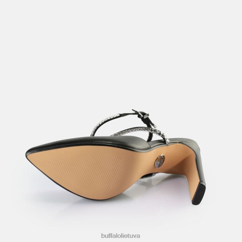 Jolie queen sandalai su kulnais veganiški Buffalo juodas4D4XB328 |sandalai