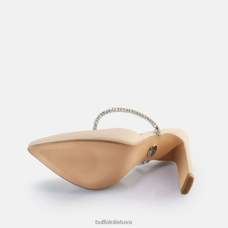 Jolie queen sandalai su kulnais veganiški Buffalo kremas4D4XB329 |sandalai