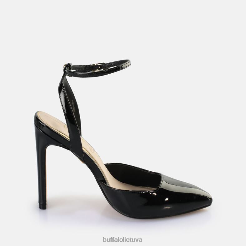 Jolie vamp sandalai su kulnais veganiški Buffalo juodas4D4XB331 |sandalai