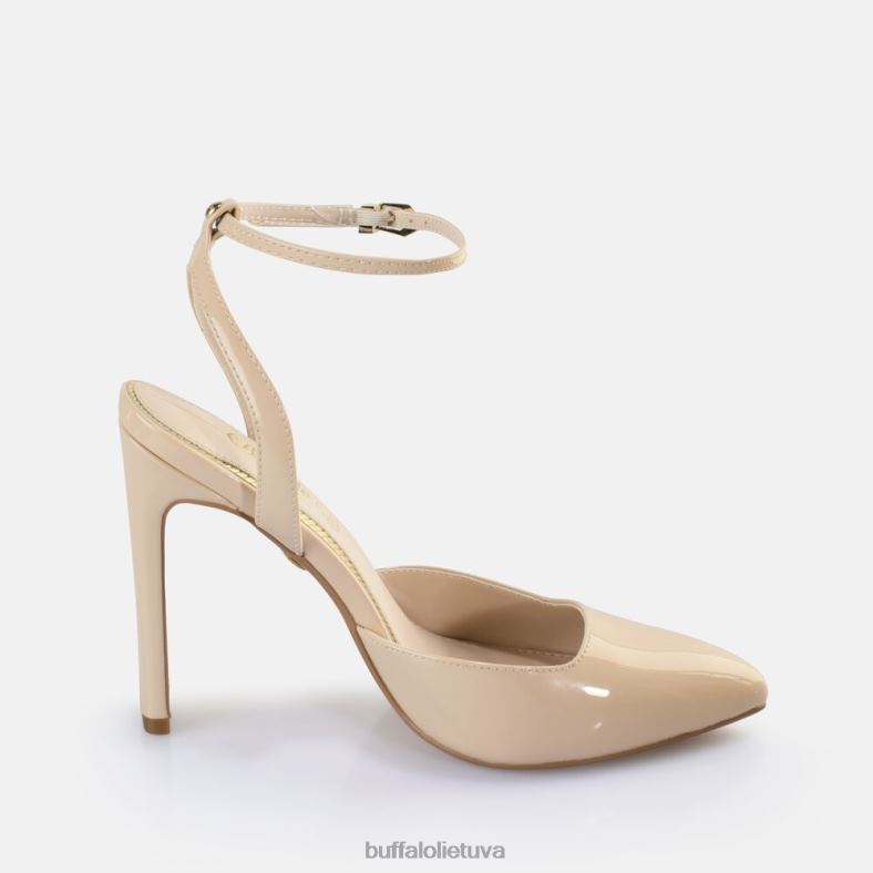Jolie vamp sandalai su kulnais veganiški Buffalo smėlio spalvos4D4XB330 |sandalai