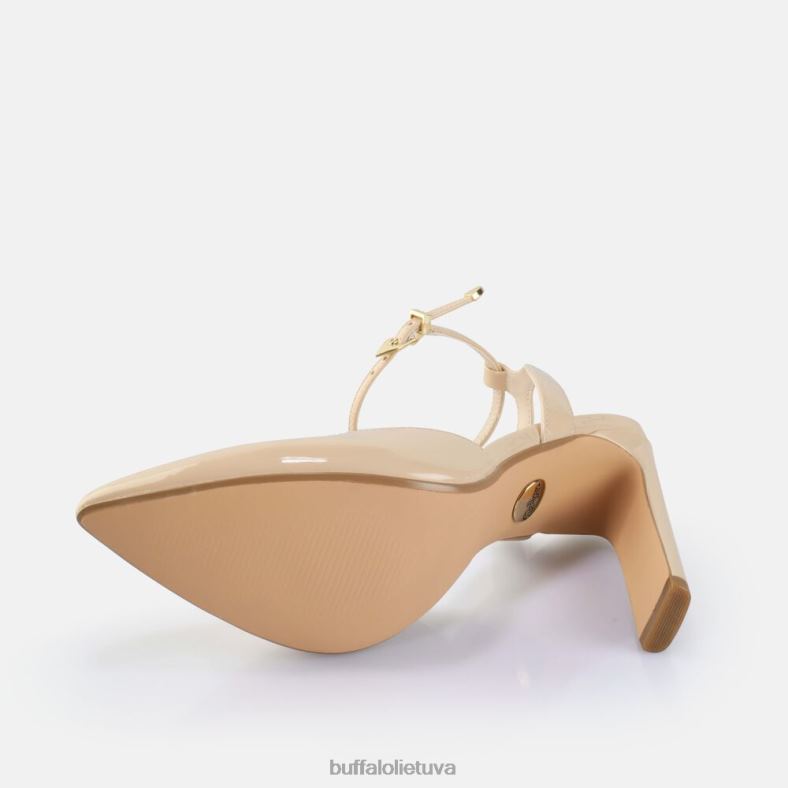 Jolie vamp sandalai su kulnais veganiški Buffalo smėlio spalvos4D4XB330 |sandalai