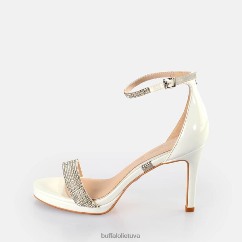 Mary Belle basutės su aukštakulniais Buffalo baltas4D4XB355 |sandalai