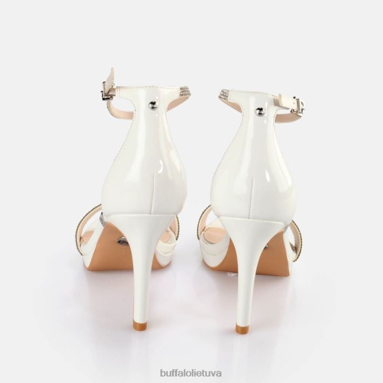 Mary Belle basutės su aukštakulniais Buffalo baltas4D4XB355 |sandalai