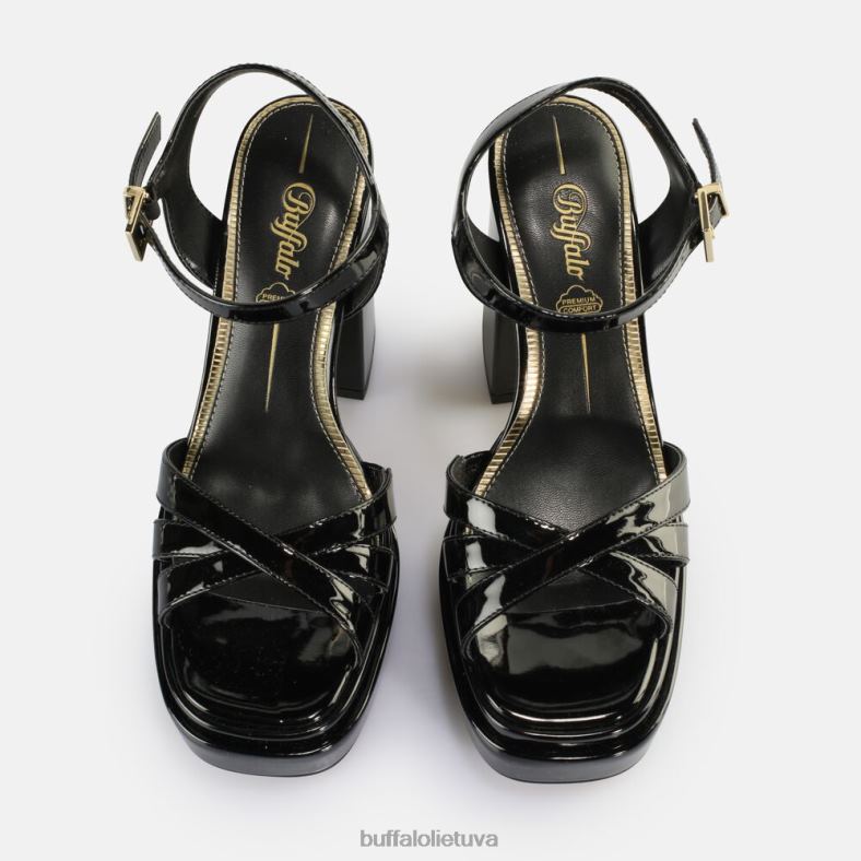 May donna sandalai su kulnais veganiški Buffalo juodas4D4XB251 |sandalai