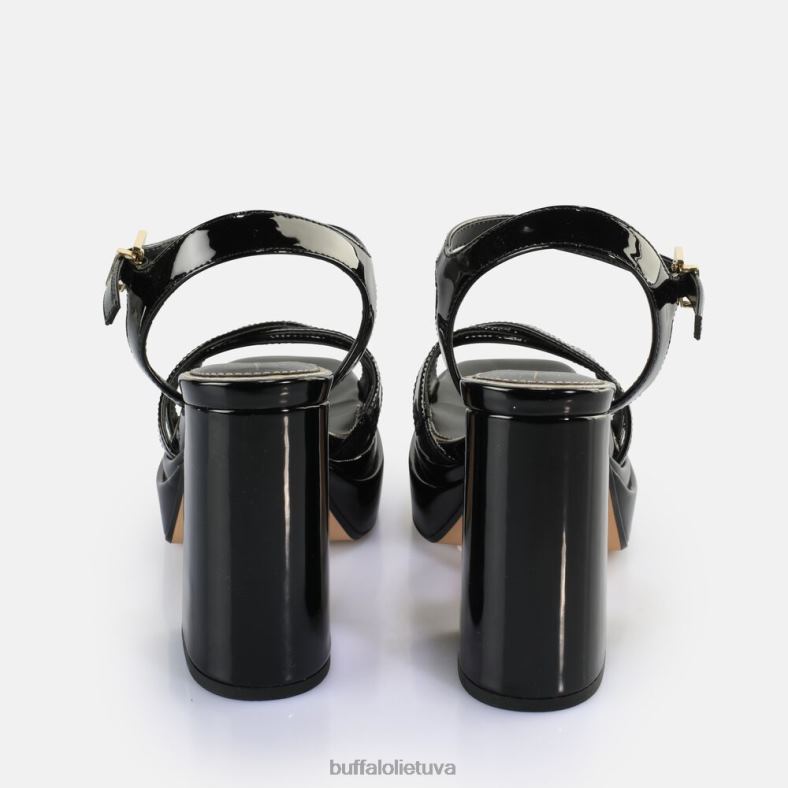 May donna sandalai su kulnais veganiški Buffalo juodas4D4XB251 |sandalai