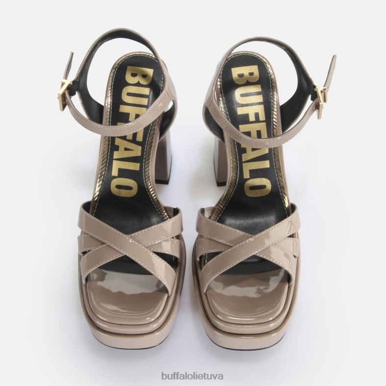 May donna sandalai su kulnais veganiški Buffalo taupe4D4XB325 |sandalai