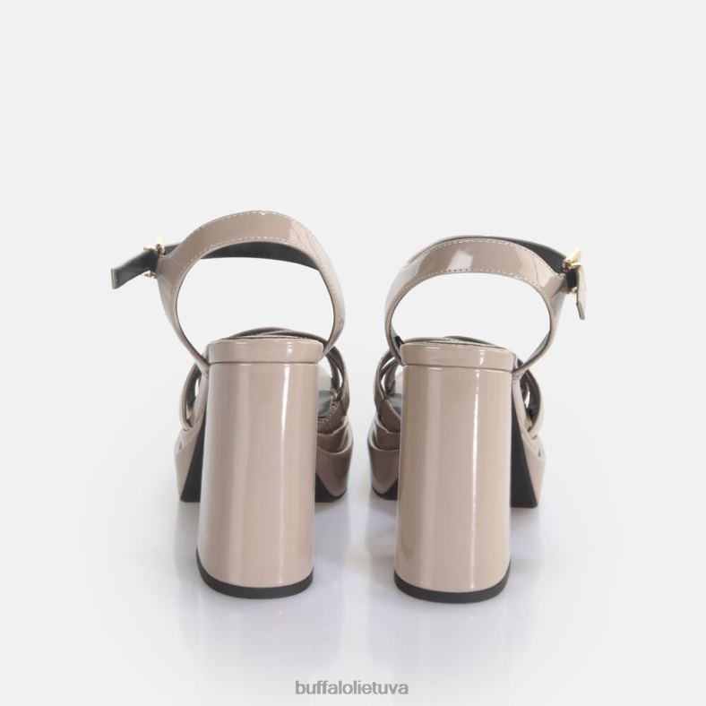 May donna sandalai su kulnais veganiški Buffalo taupe4D4XB325 |sandalai