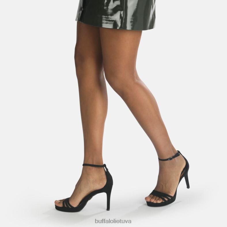 Melissa 2 aukštakulniai sandalai veganiški Buffalo juodas4D4XB216 |sandalai