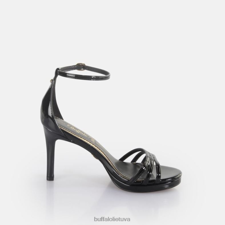 Melissa 2 kulniukai veganiški sandalai Buffalo juodas4D4XB220 |sandalai