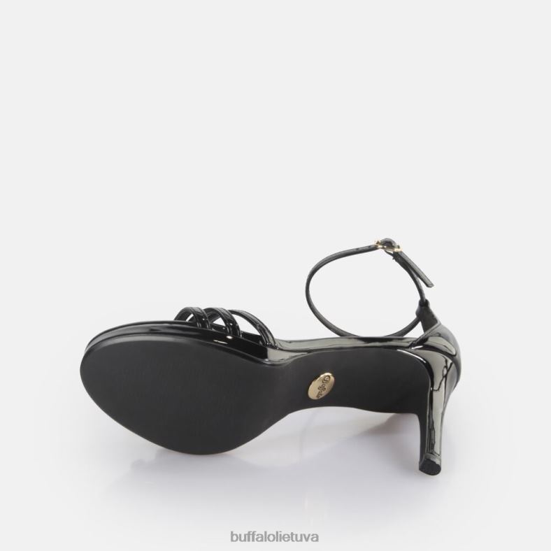 Melissa 2 kulniukai veganiški sandalai Buffalo juodas4D4XB220 |sandalai