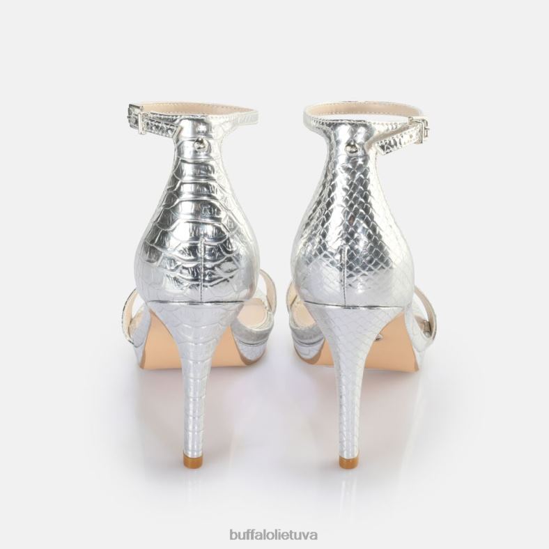 Monroe 2 pakulniai sandalai vegan Buffalo gyvatės sidabras4D4XB229 |sandalai