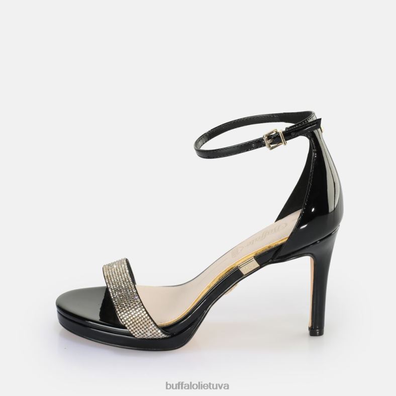 Monroe 2 pakulniai sandalai vegan Buffalo juodas Auksas4D4XB222 |sandalai