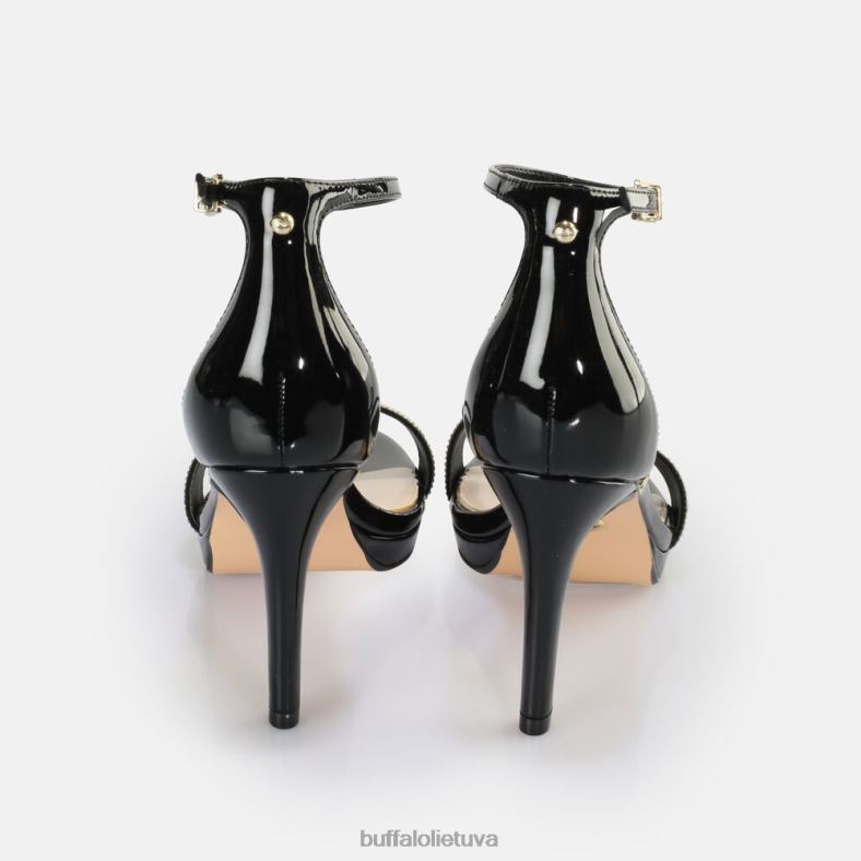 Monroe 2 pakulniai sandalai vegan Buffalo juodas Auksas4D4XB222 |sandalai