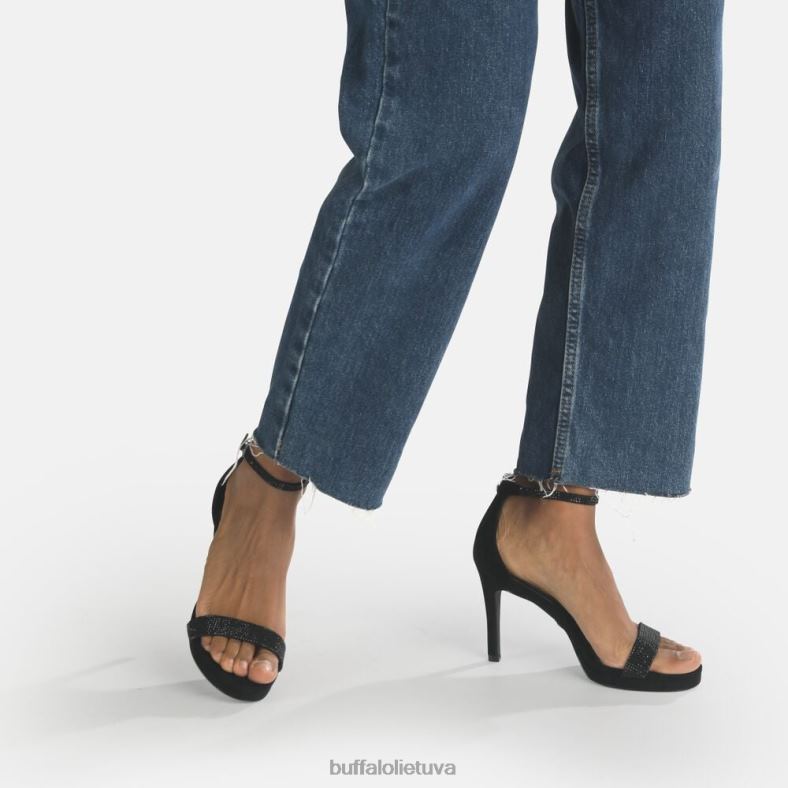 Monroe 2 sandalai veganai Buffalo juodas4D4XB223 |sandalai